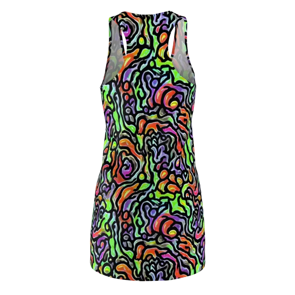 Synthetic Aurora on Racerback Dress — Back