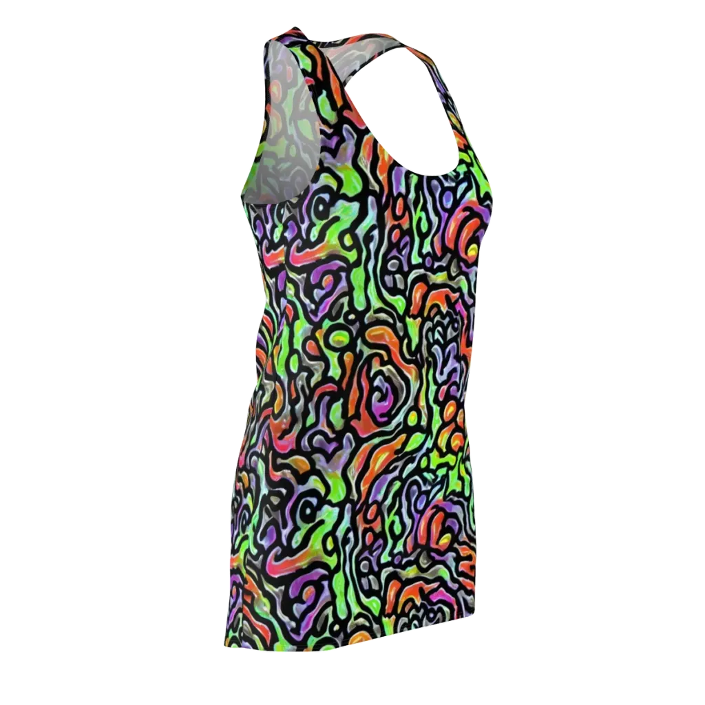 Synthetic Aurora on Racerback Dress — Front Side