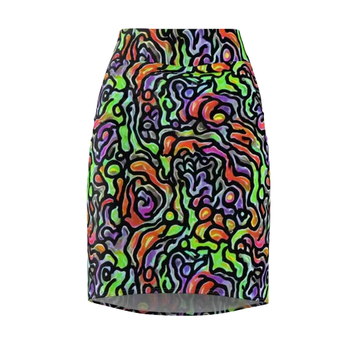 Synthetic Aurora on a Pencil Skirt