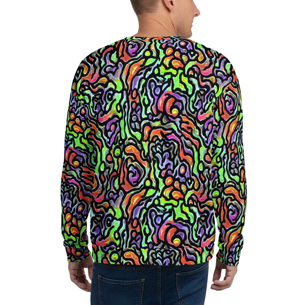 Synthetic Aurora on Sweatshirt — Back