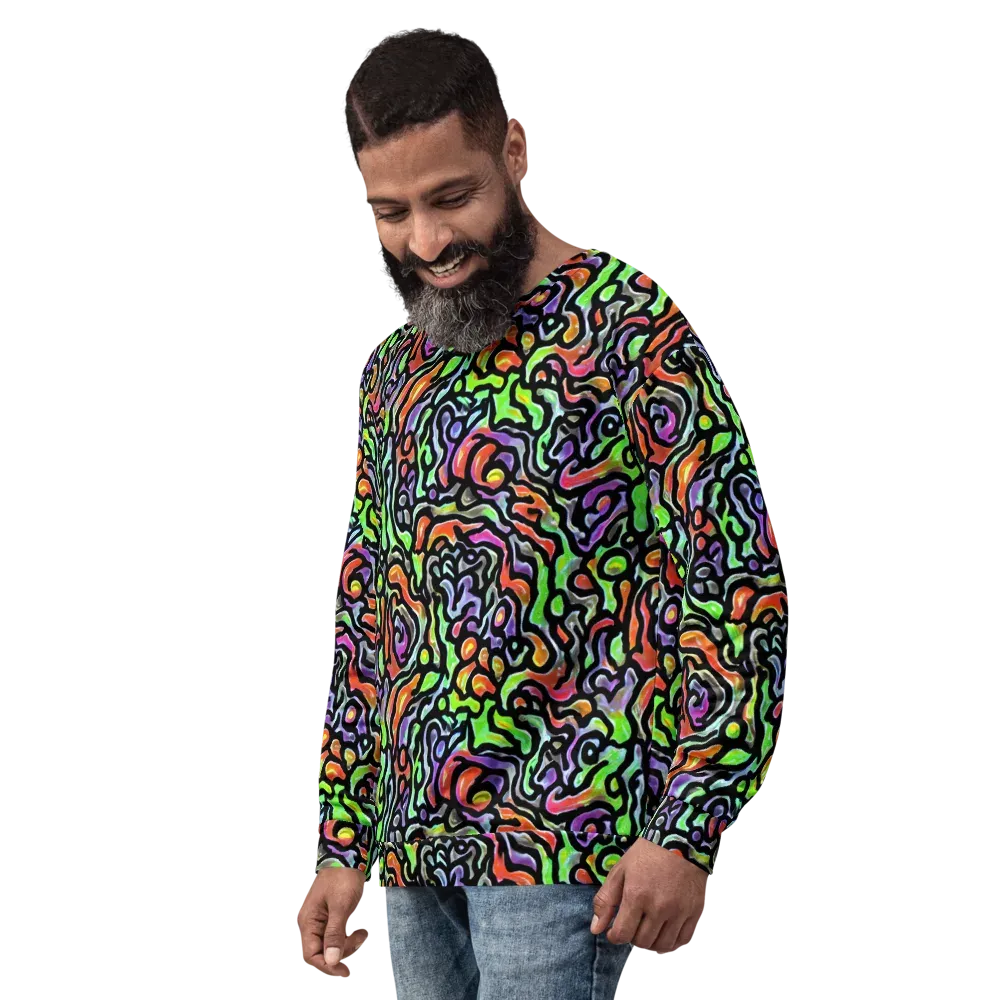 Synthetic Aurora on Sweatshirt — Left Front