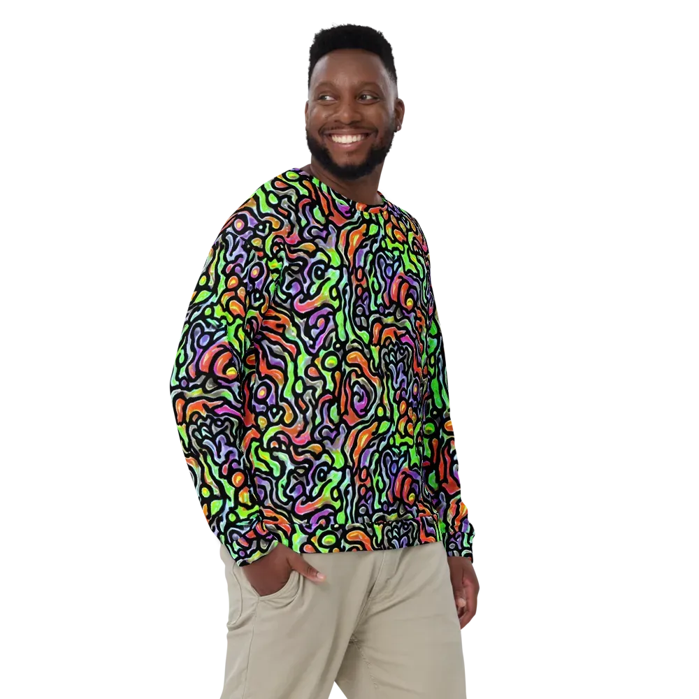 Synthetic Aurora on Sweatshirt — Front