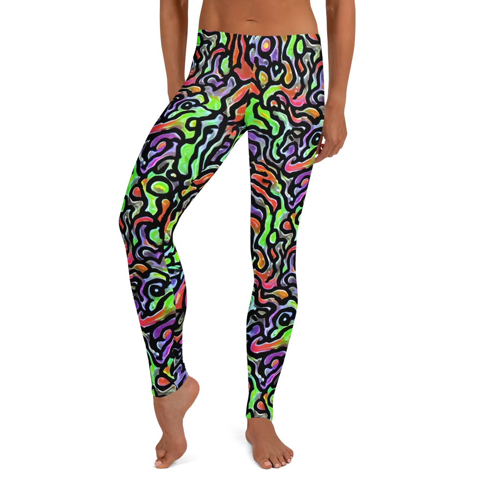Synthetic Aurora on Leggings — Front