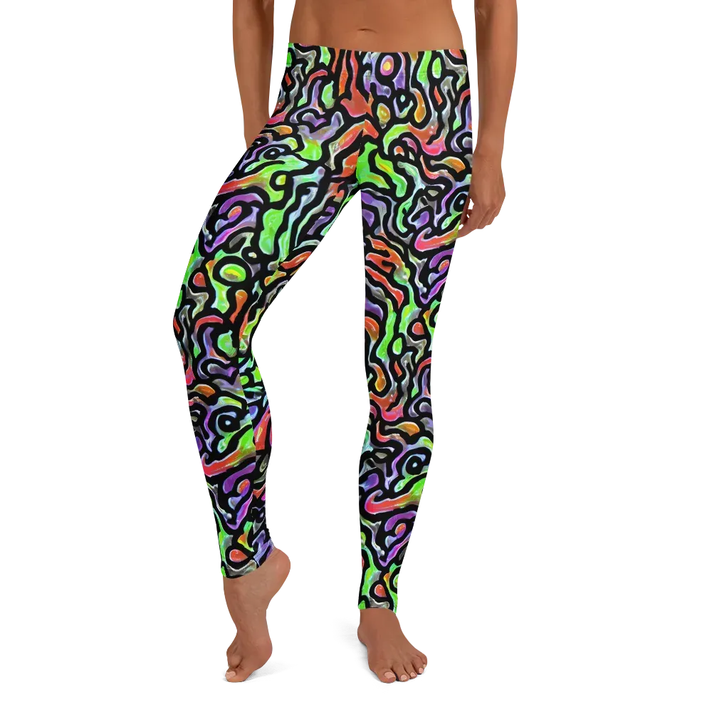 Synthetic Aurora on Leggings — Front