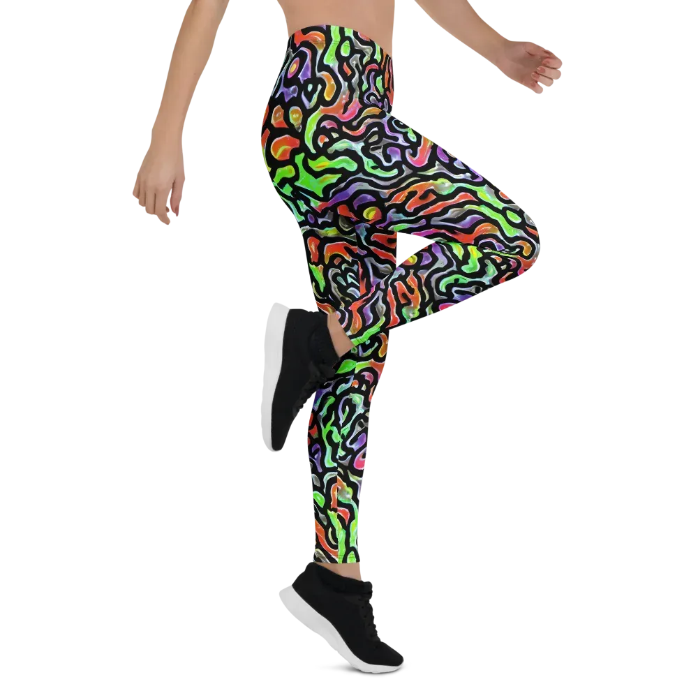 Synthetic Aurora on Leggings — Right