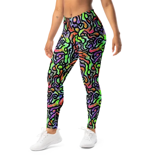 Synthetic Aurora on a Leggings