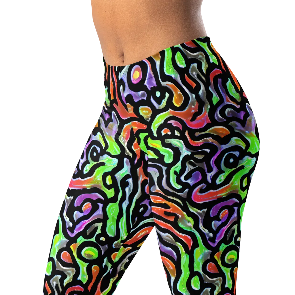 Synthetic Aurora on Leggings — Left Front