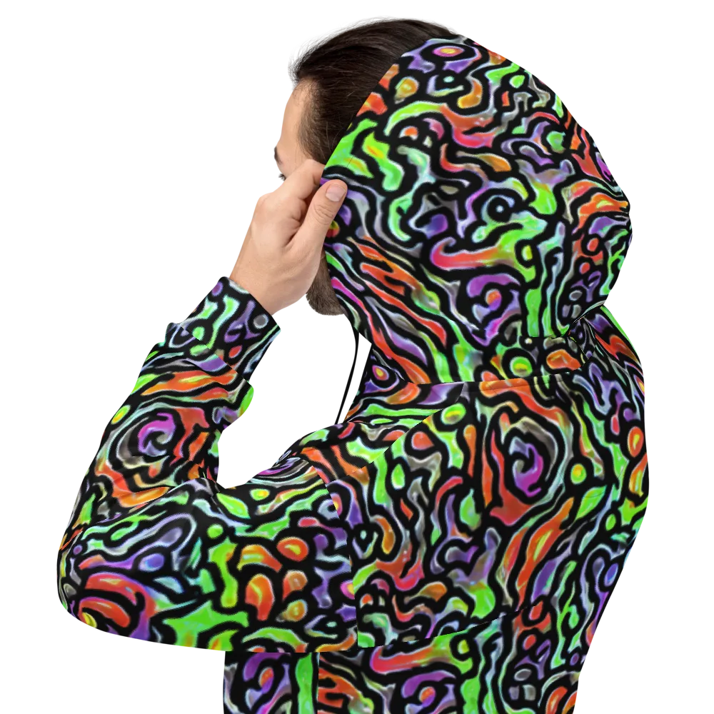 Synthetic Aurora on Hoodie — Back