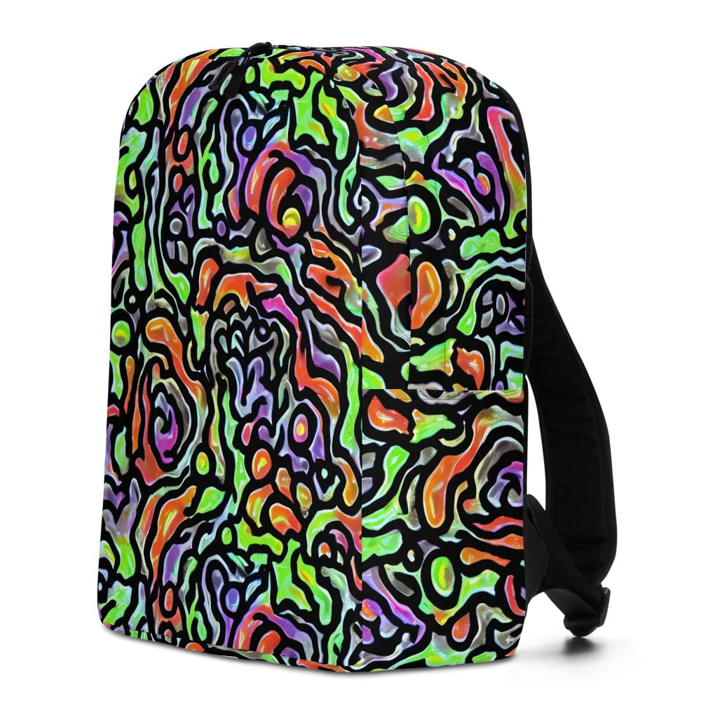 Synthetic Aurora on Minimalist Backpack — Left