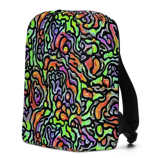 Synthetic Aurora on a Minimalist Backpack