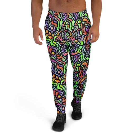 Synthetic Aurora on a Men's Joggers