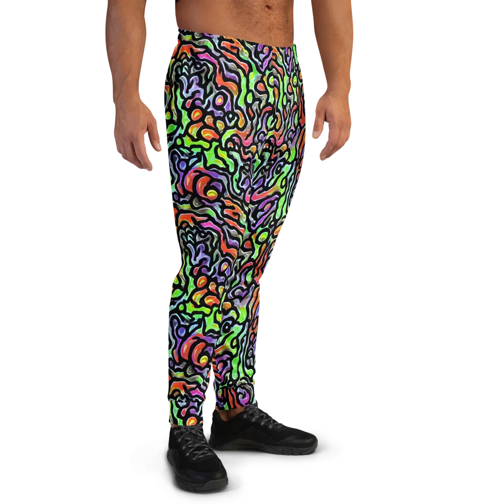 Synthetic Aurora on Men's Joggers — Right