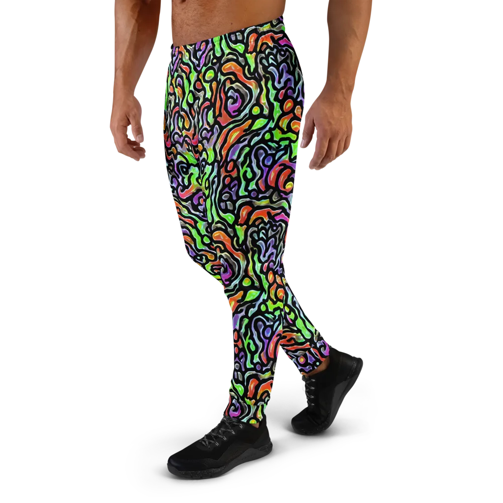 Synthetic Aurora on Men's Joggers — Left