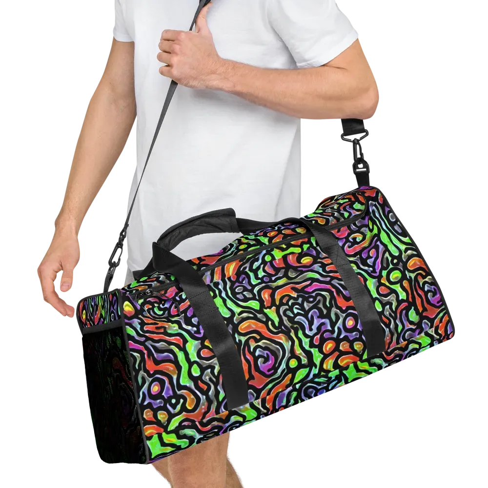Synthetic Aurora on Duffle Bag — Right Front