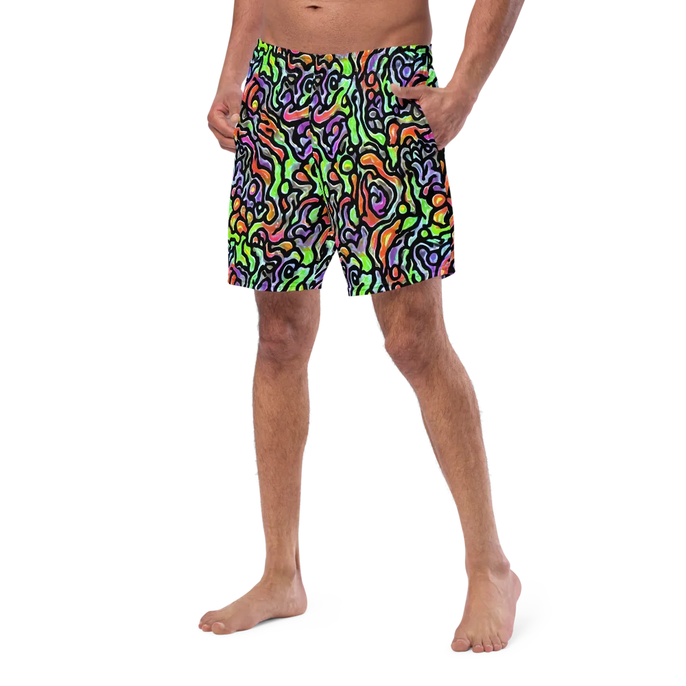 Synthetic Aurora on Swim Trunks — Left Front