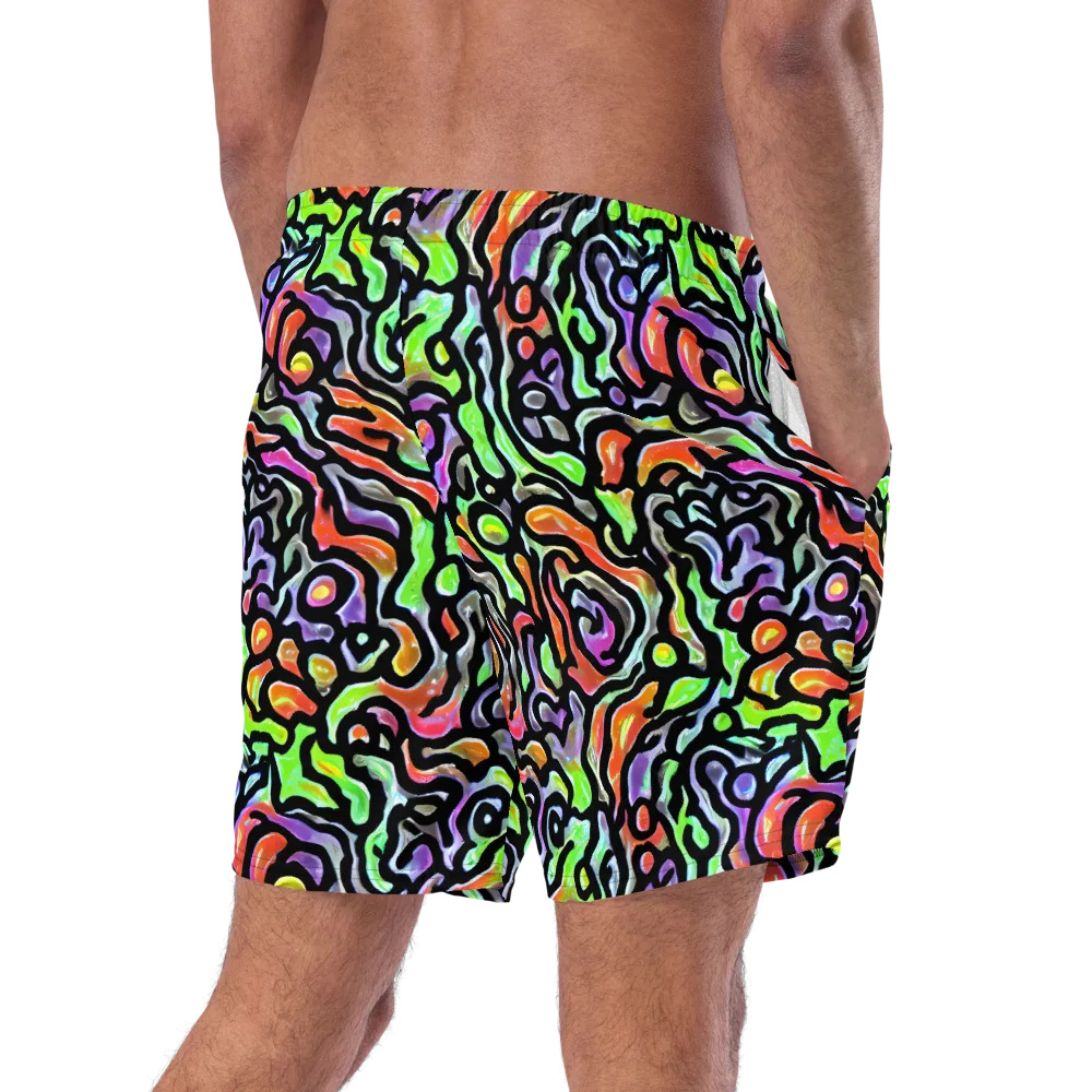 Synthetic Aurora on Swim Trunks — Right Back
