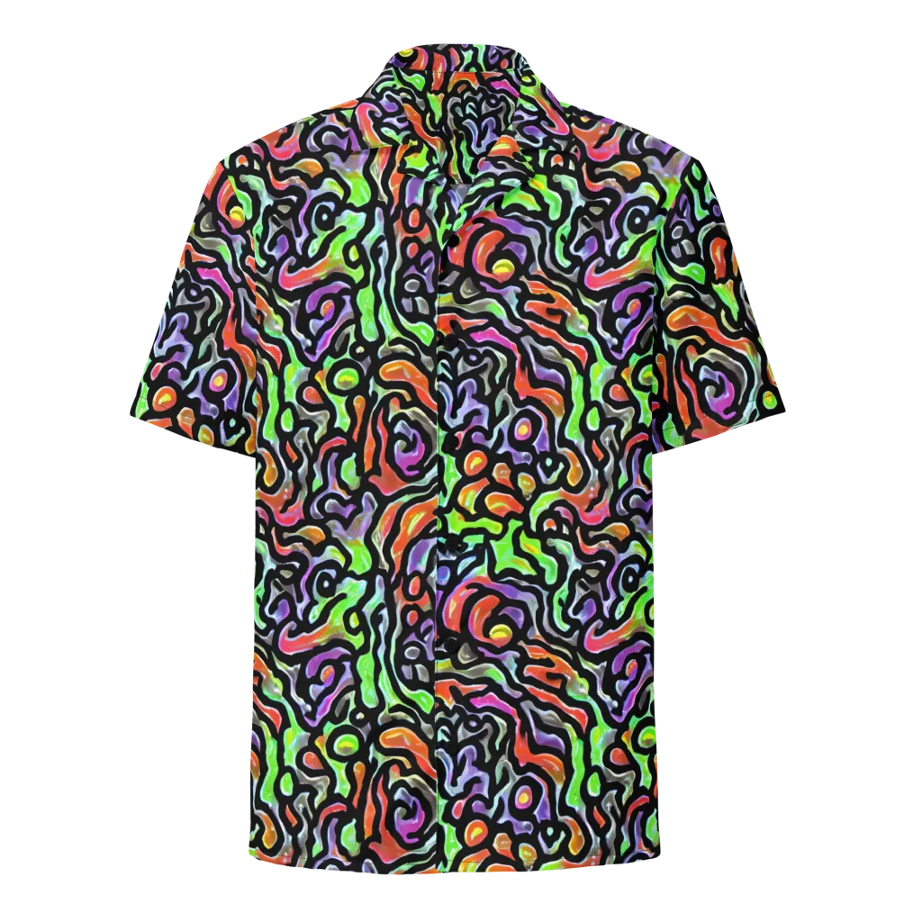 Synthetic Aurora on Button Shirt — Front