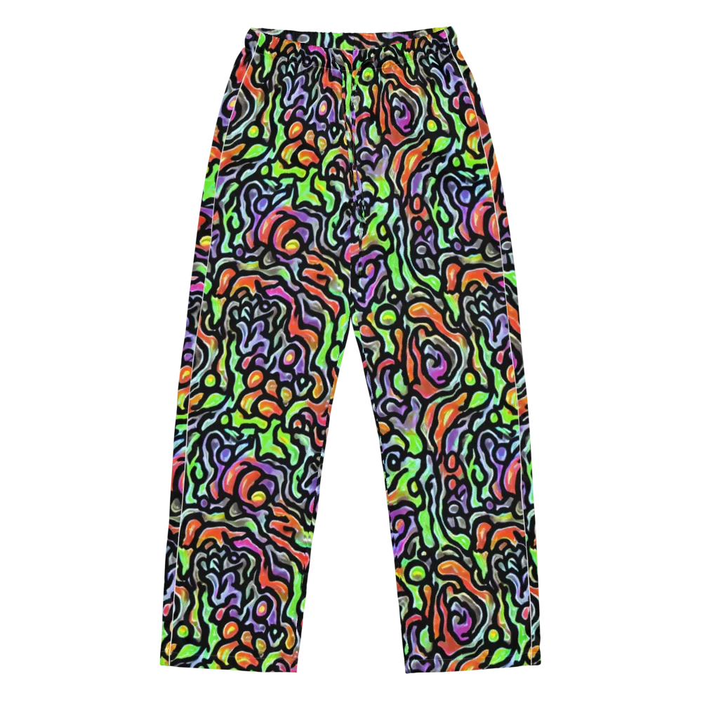 Synthetic Aurora on Women's Pajama Pants — Front