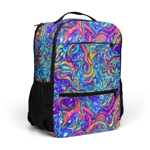 Plasma Paisley on a Utility Backpack