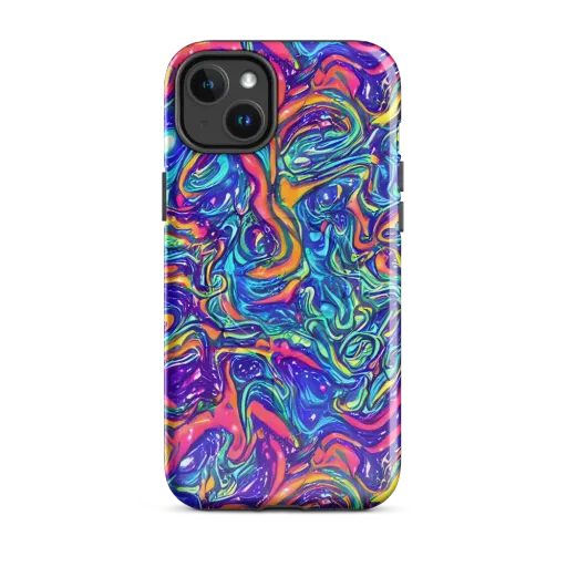 Plasma Paisley on a MagSafe Tough Case for iPhone®
