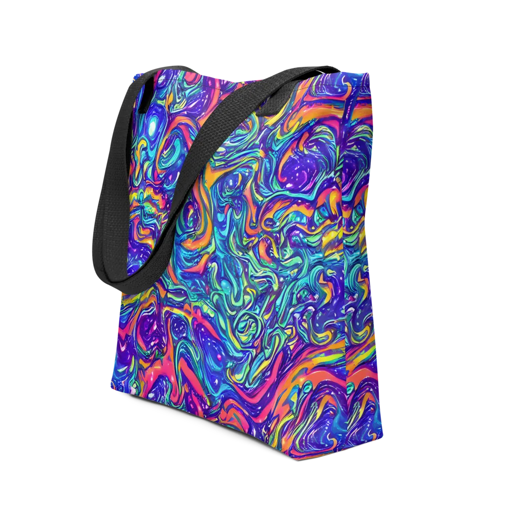 Plasma Paisley on Tote Bag — Front