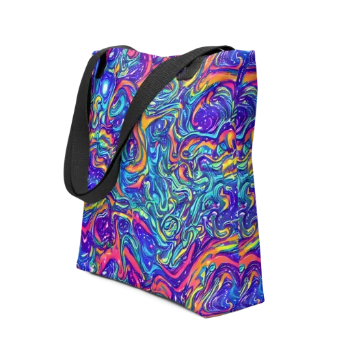 Plasma Paisley on a Tote Bag