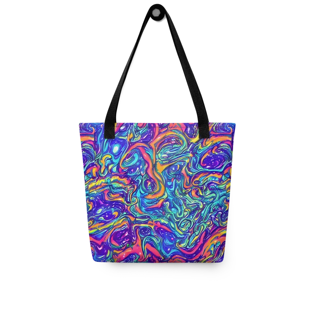 Plasma Paisley on Tote Bag — Front