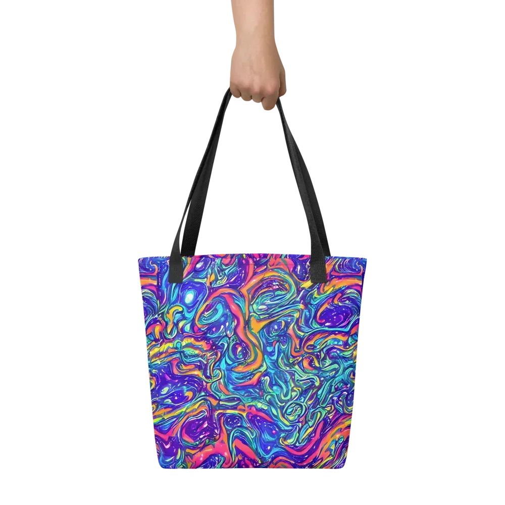 Plasma Paisley on Tote Bag — Front