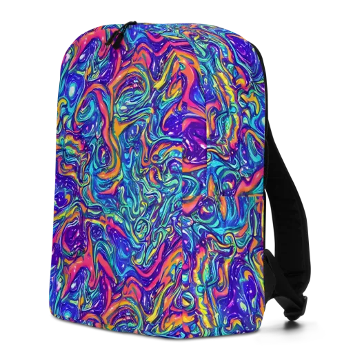 Plasma Paisley on a Minimalist Backpack