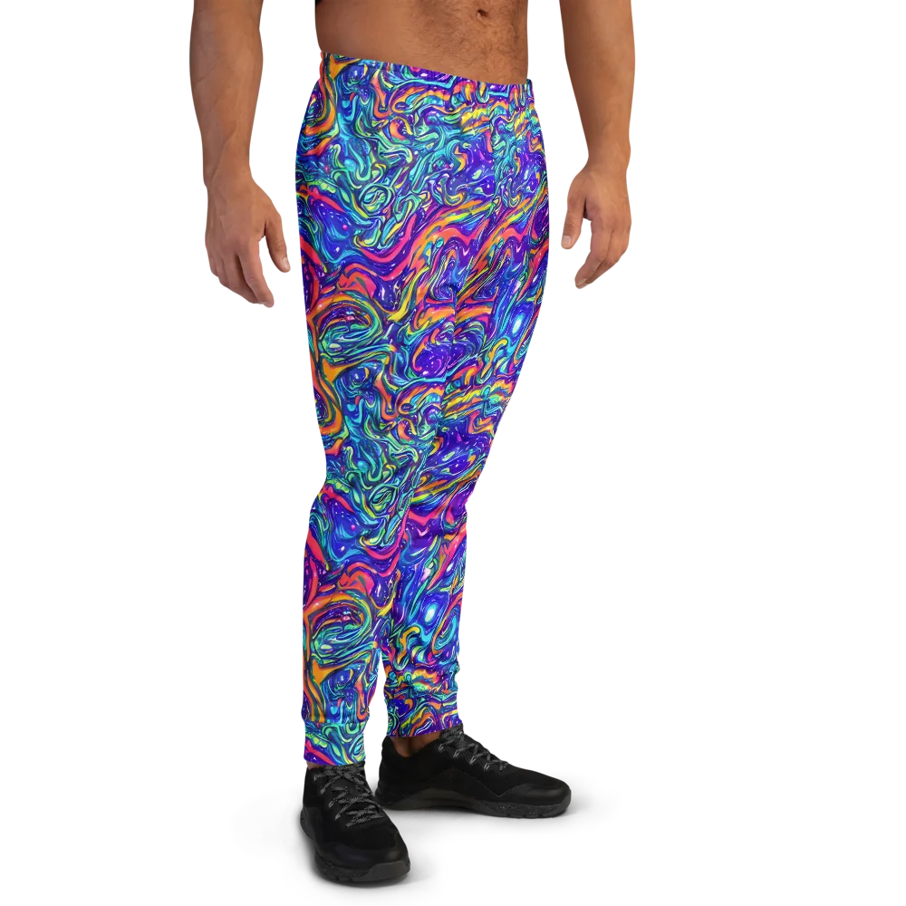 Plasma Paisley on Men's Joggers — Right