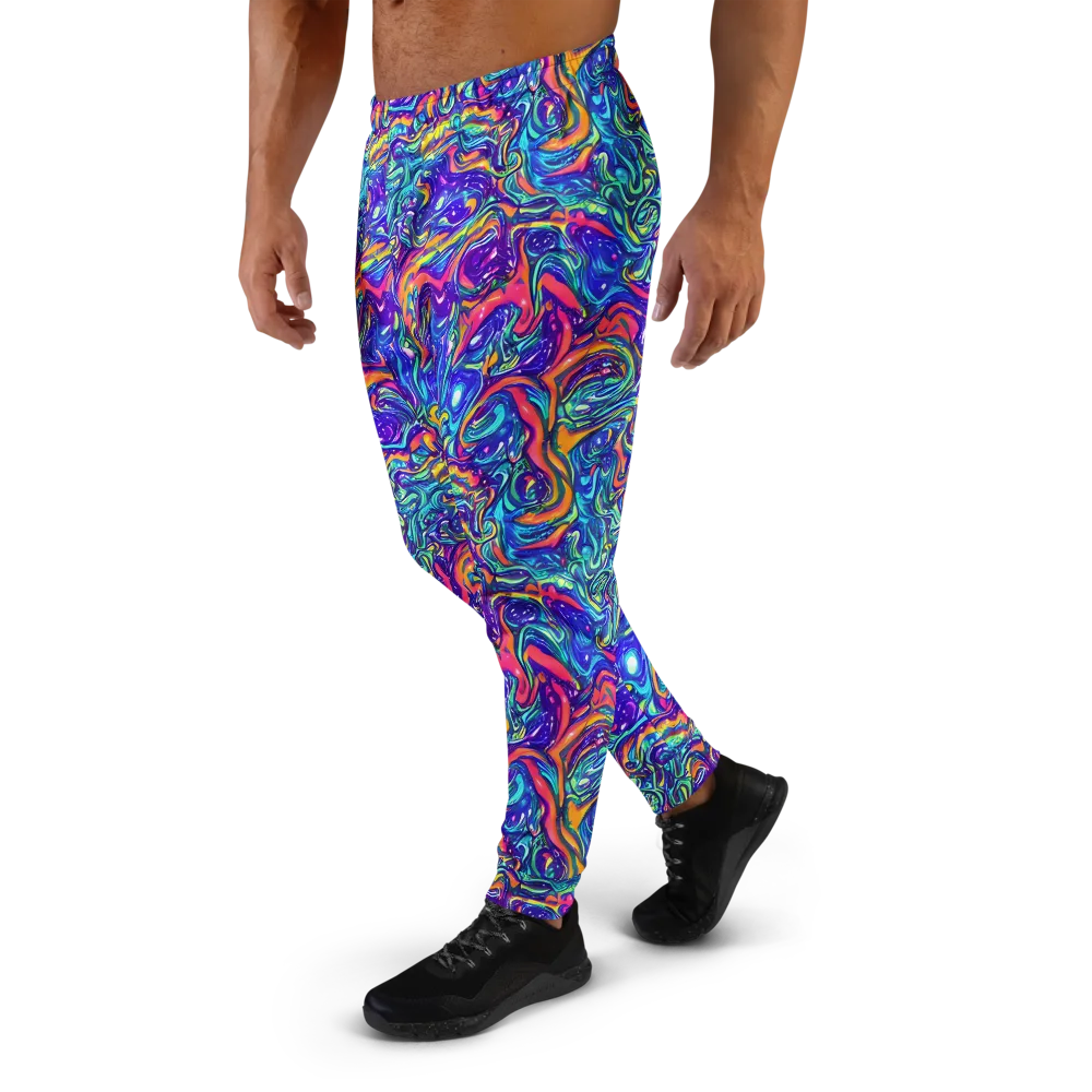 Plasma Paisley on Men's Joggers — Left