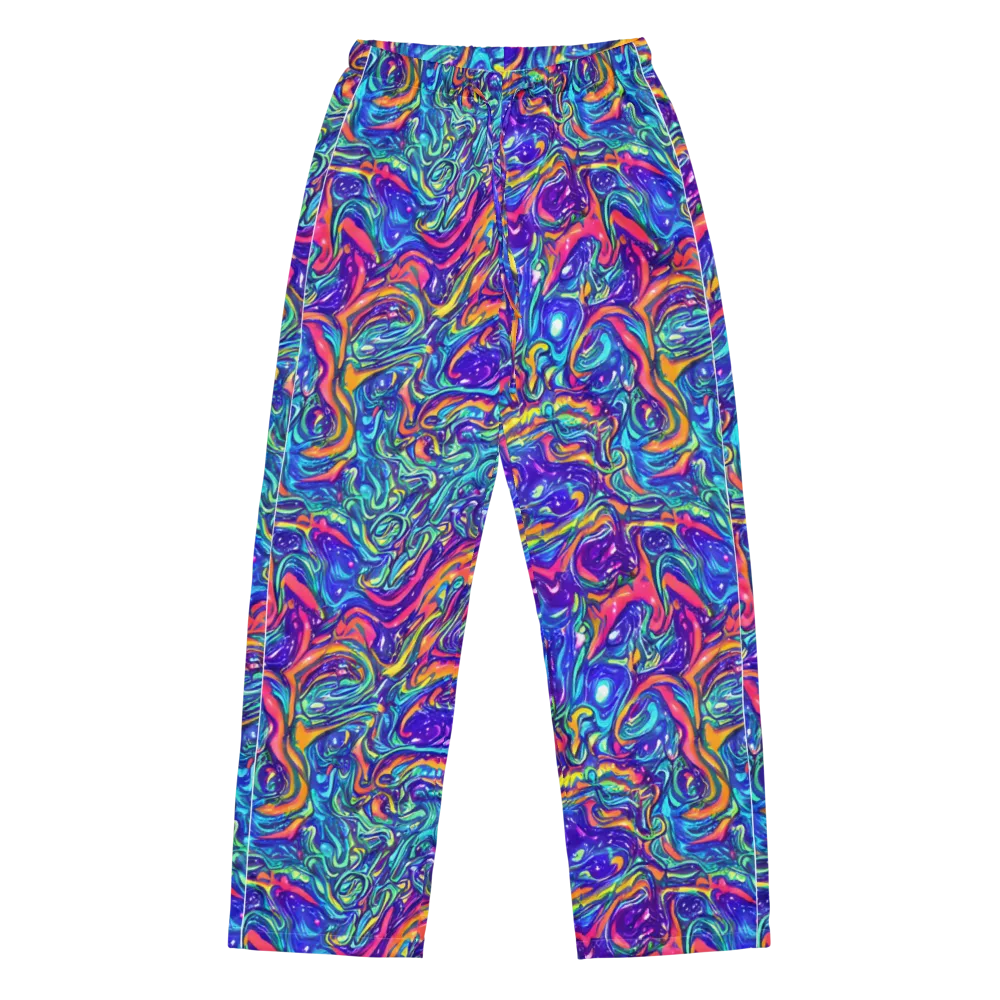Plasma Paisley on Women's Pajama Pants — Front
