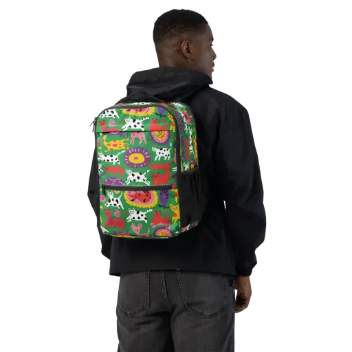 Chromatic Cat Parade on a Utility Backpack