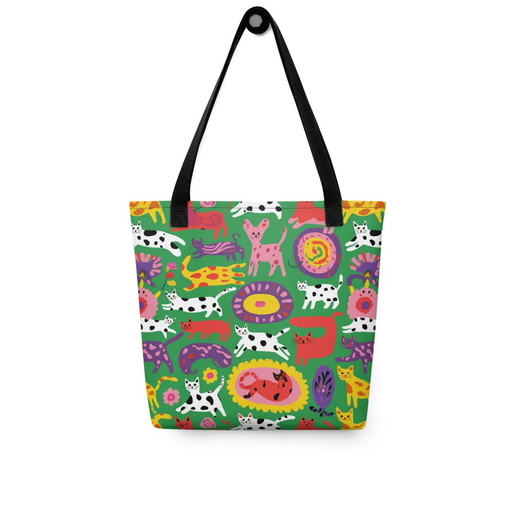 Chromatic Cat Parade on Tote Bag — Front