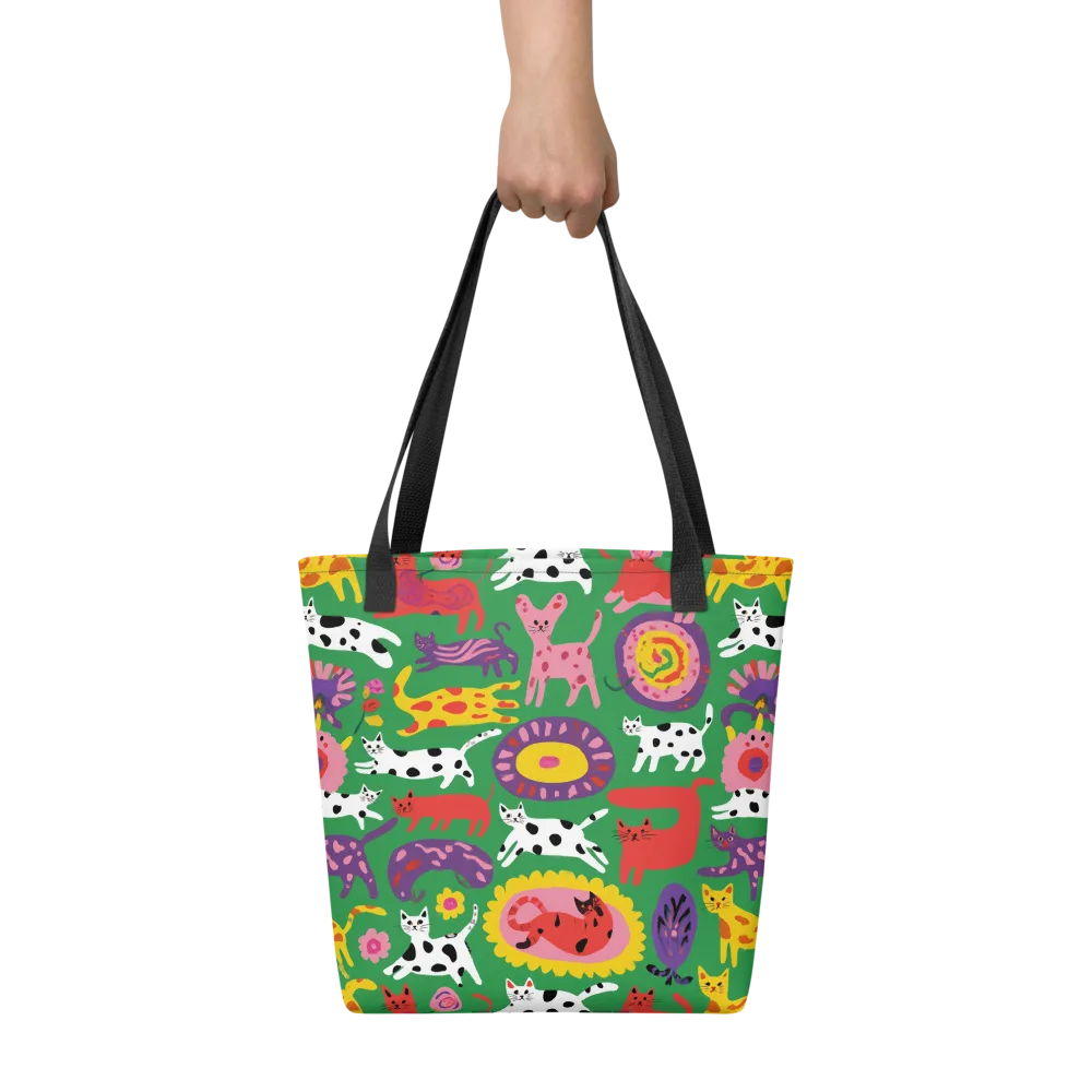 Chromatic Cat Parade on Tote Bag — Front