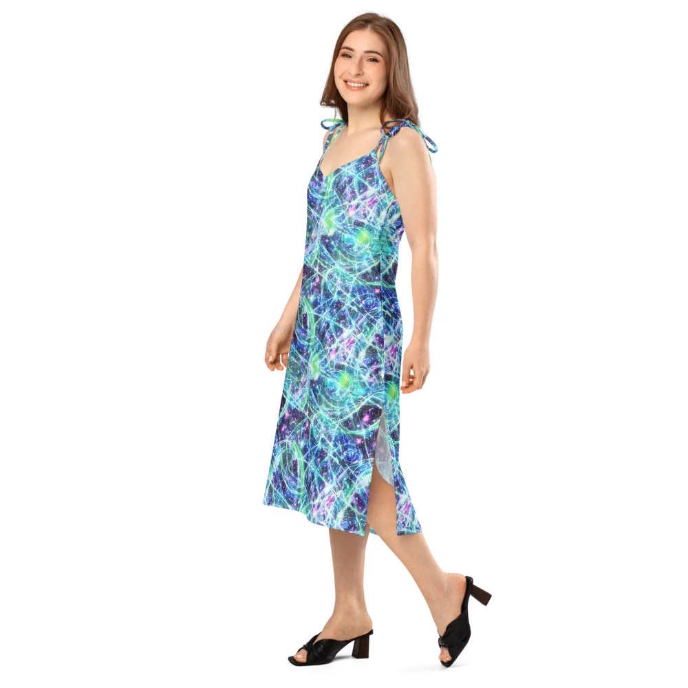 Astral Jungle on Slip Dress — Left Front