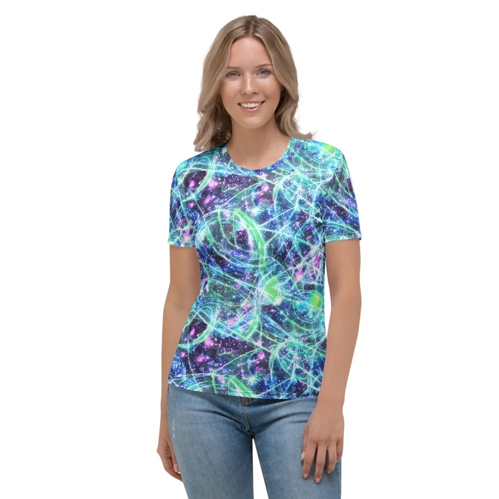 Astral Jungle on Women's Crew Neck T-Shirt — Front