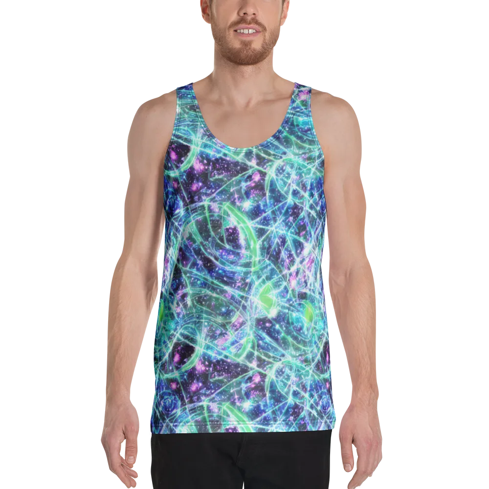 Astral Jungle on Men's Tank Top — Front