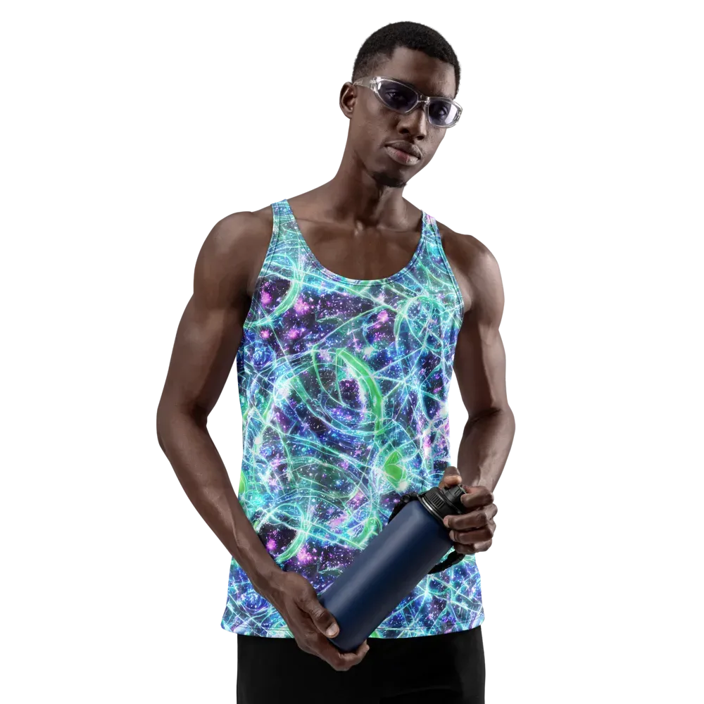Astral Jungle on Men's Tank Top — Front