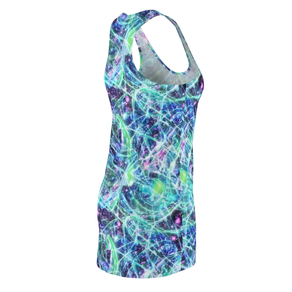 Astral Jungle on Racerback Dress — Back Side