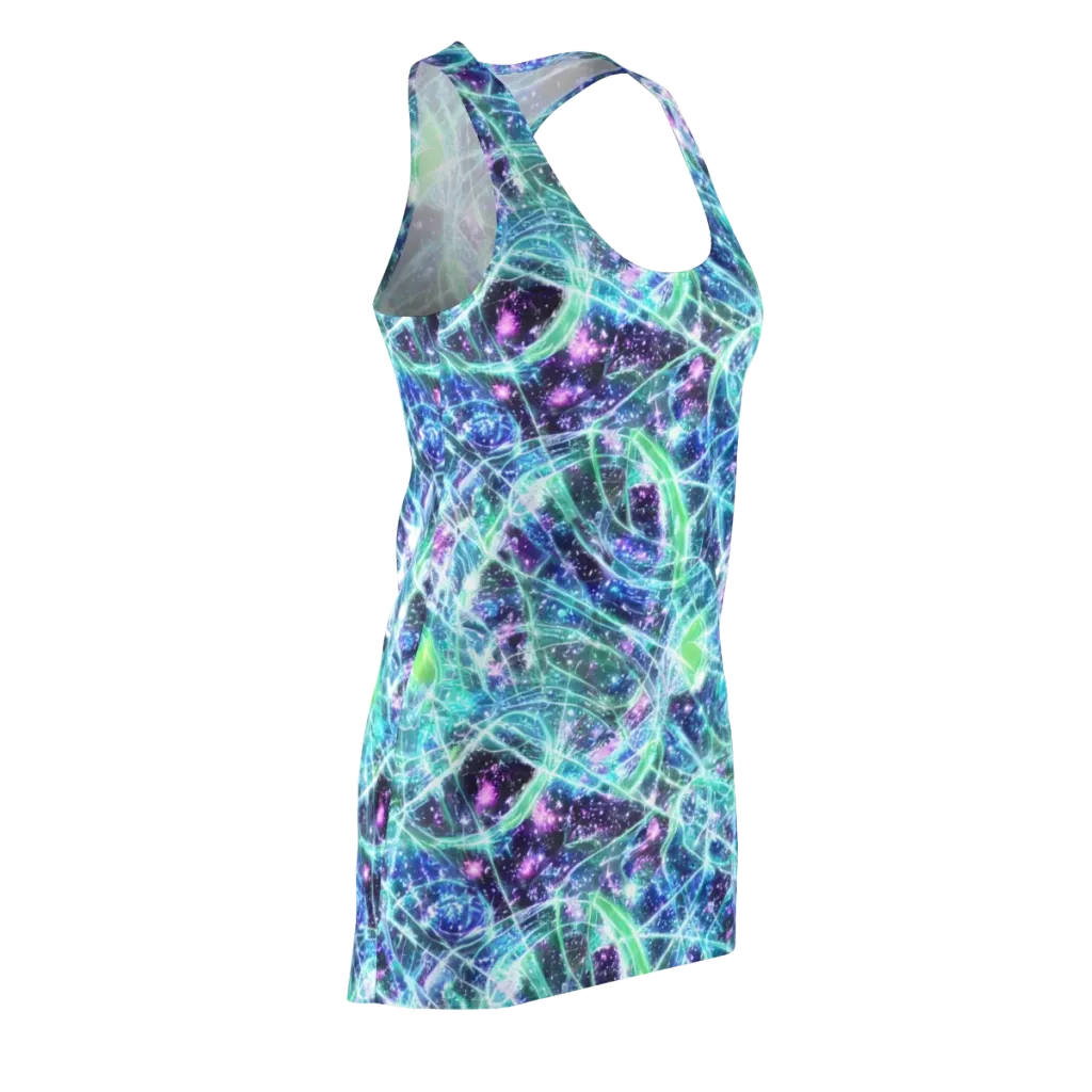 Astral Jungle on Racerback Dress — Front Side