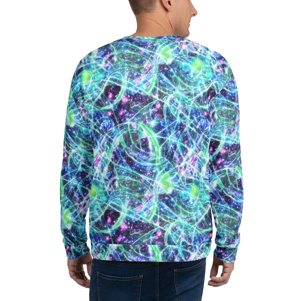 Astral Jungle on Sweatshirt — Back