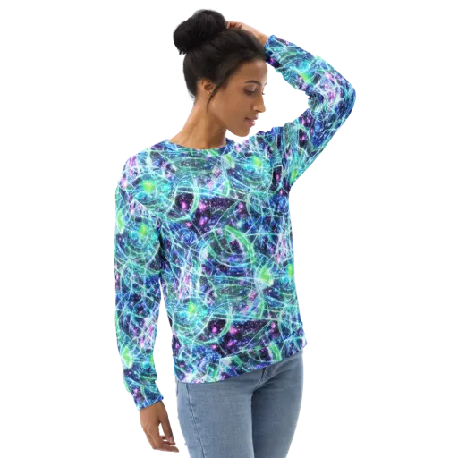 Astral Jungle on a Sweatshirt