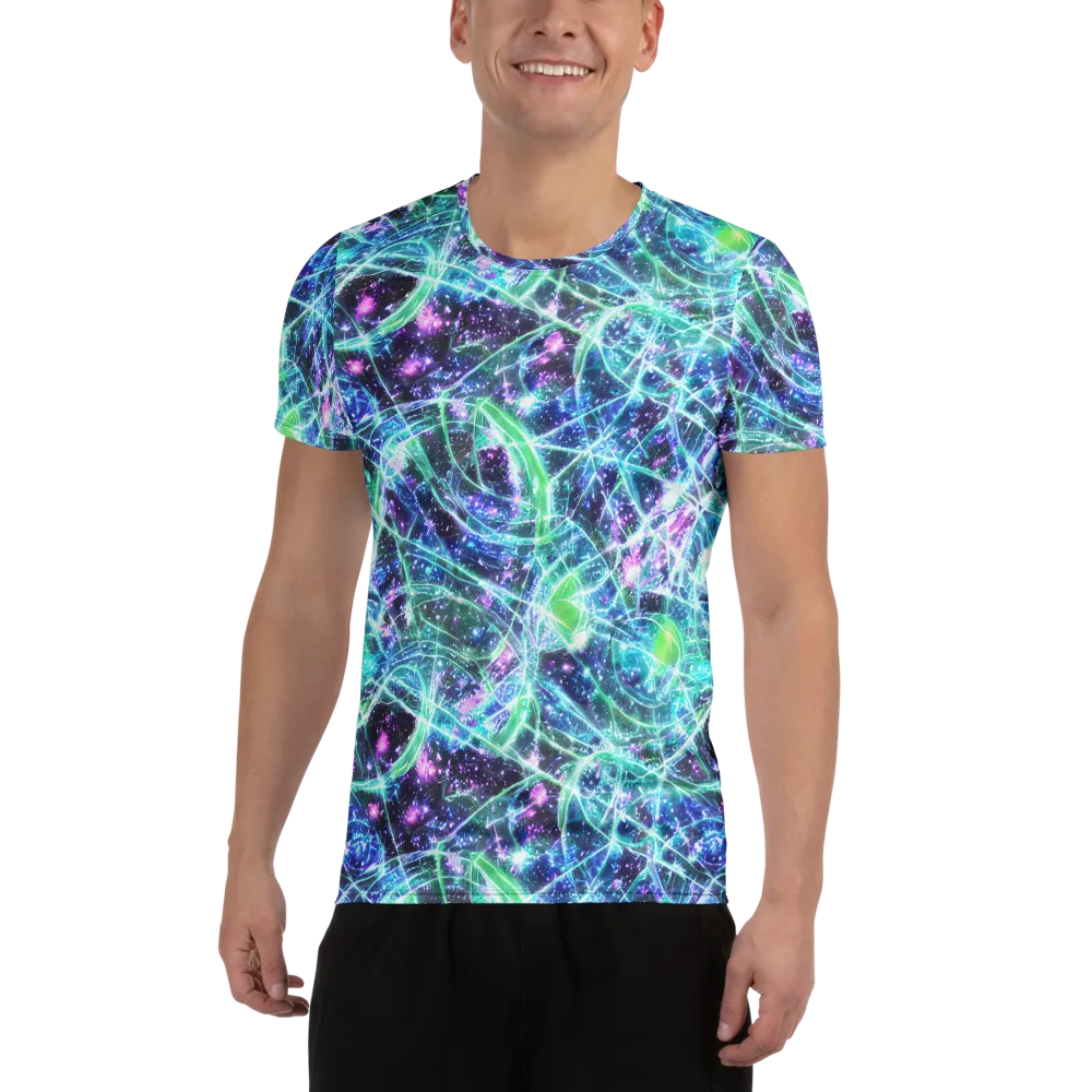 Astral Jungle on Men's Athletic T-Shirt — Front
