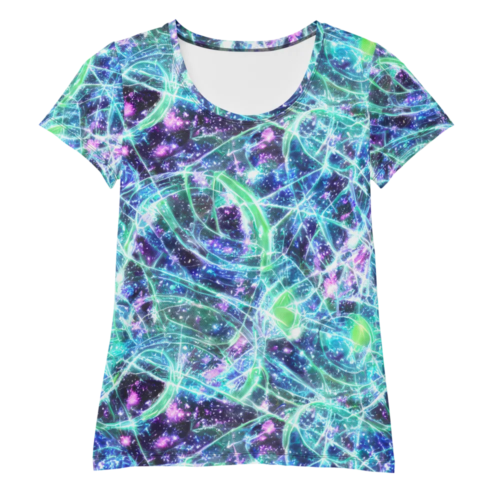 Astral Jungle on Women's Athletic T-Shirt — Front
