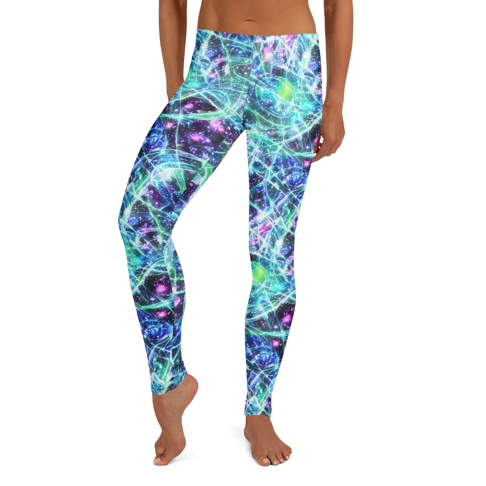 Astral Jungle on Leggings — Front