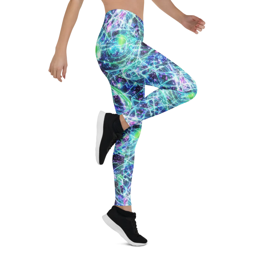 Astral Jungle on Leggings — Right