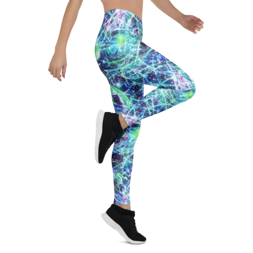 Astral Jungle on a Leggings