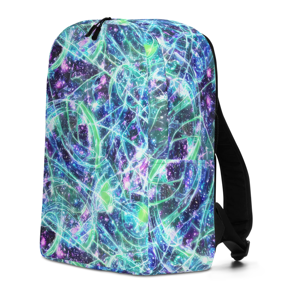 Astral Jungle on Minimalist Backpack — Left