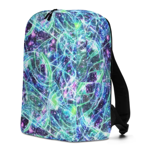 Astral Jungle on a Minimalist Backpack